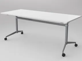 Uni 1.8m Silver Flip Table