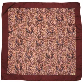 Vintage Liberty of London Silk Scarf 1960s Psych Paisley Print Square 27”