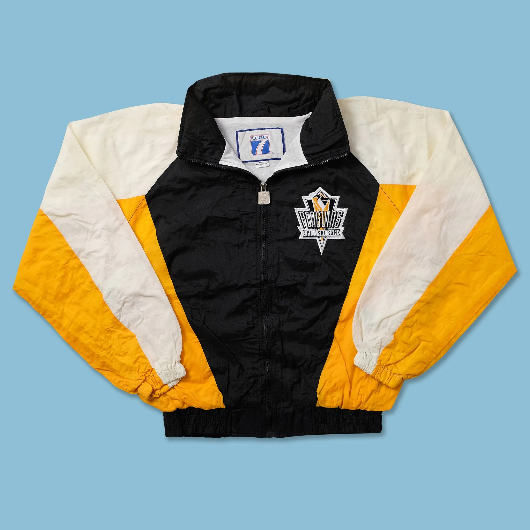 Vintage Pittsburgh Penguins Track Jacket Medium