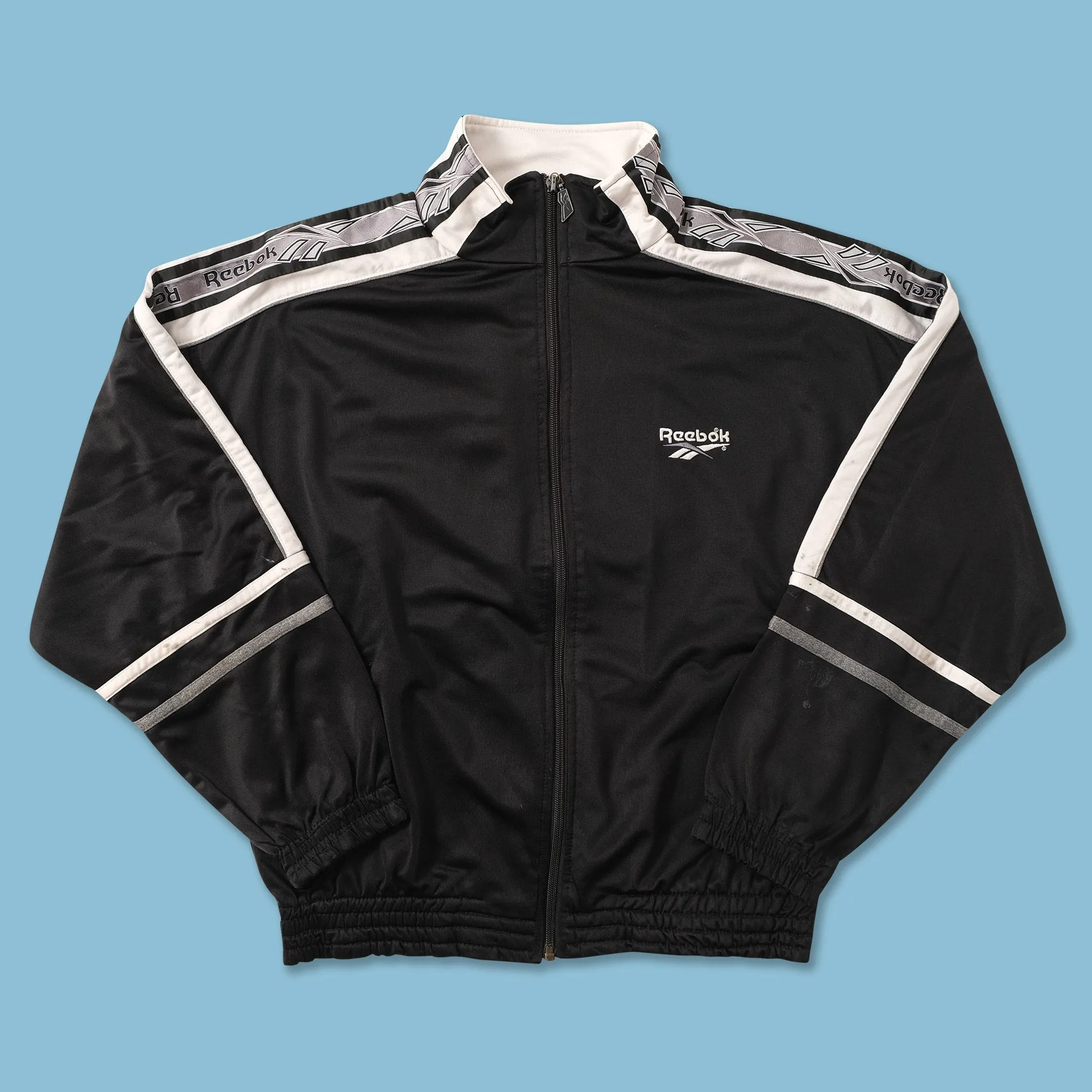 Vintage Women's Reebok Track Jacket Large