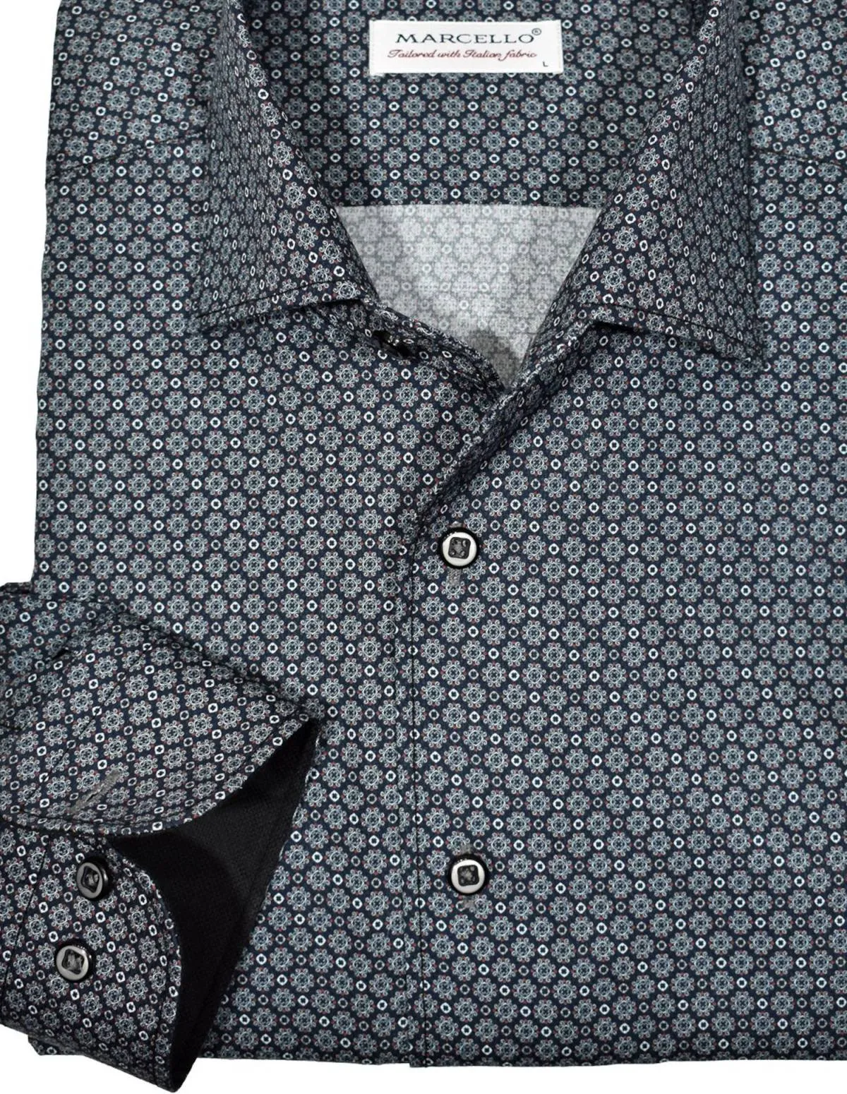 W556R Roll Collar Classic Medallion