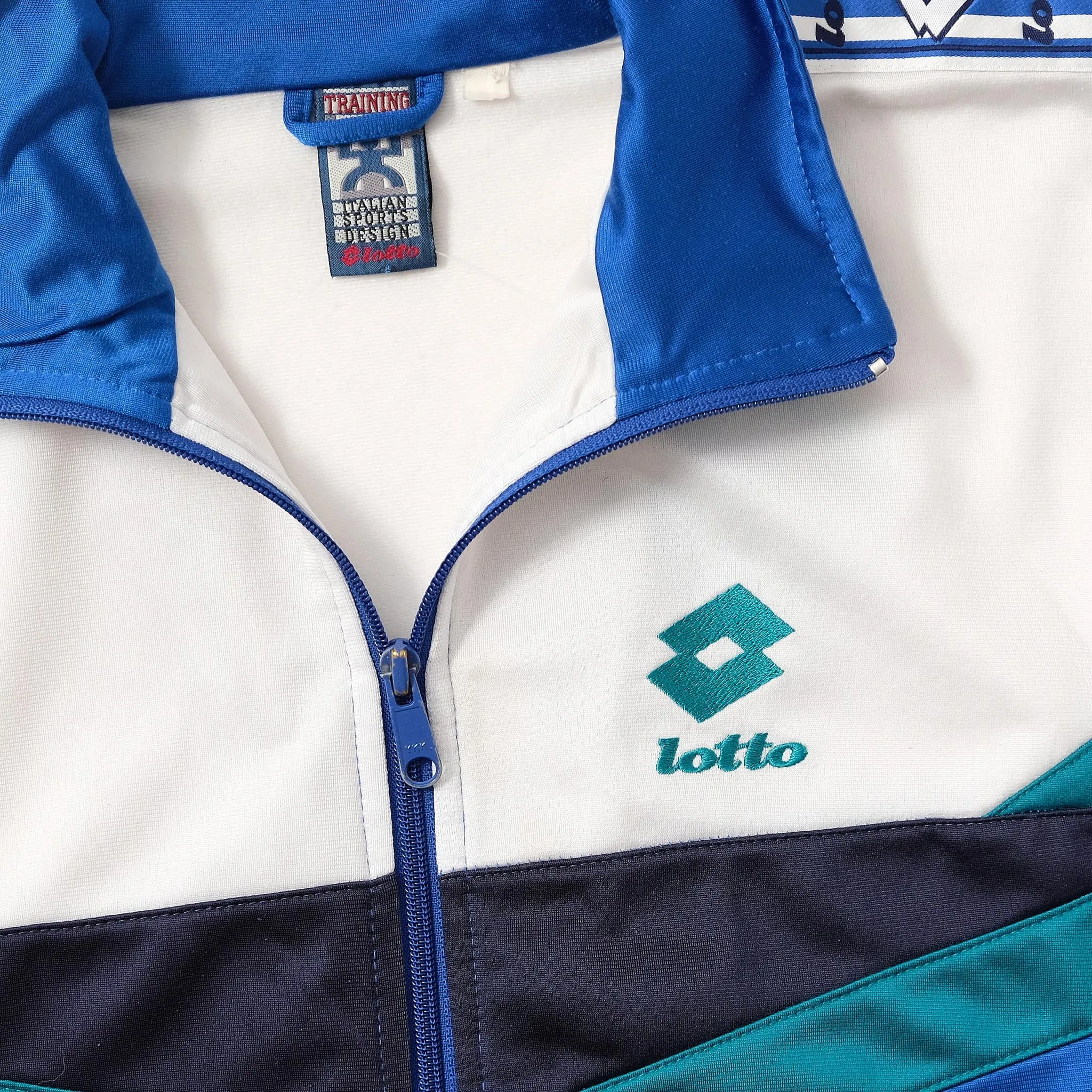 Women's Vintage Lotto Track Jacket Medium