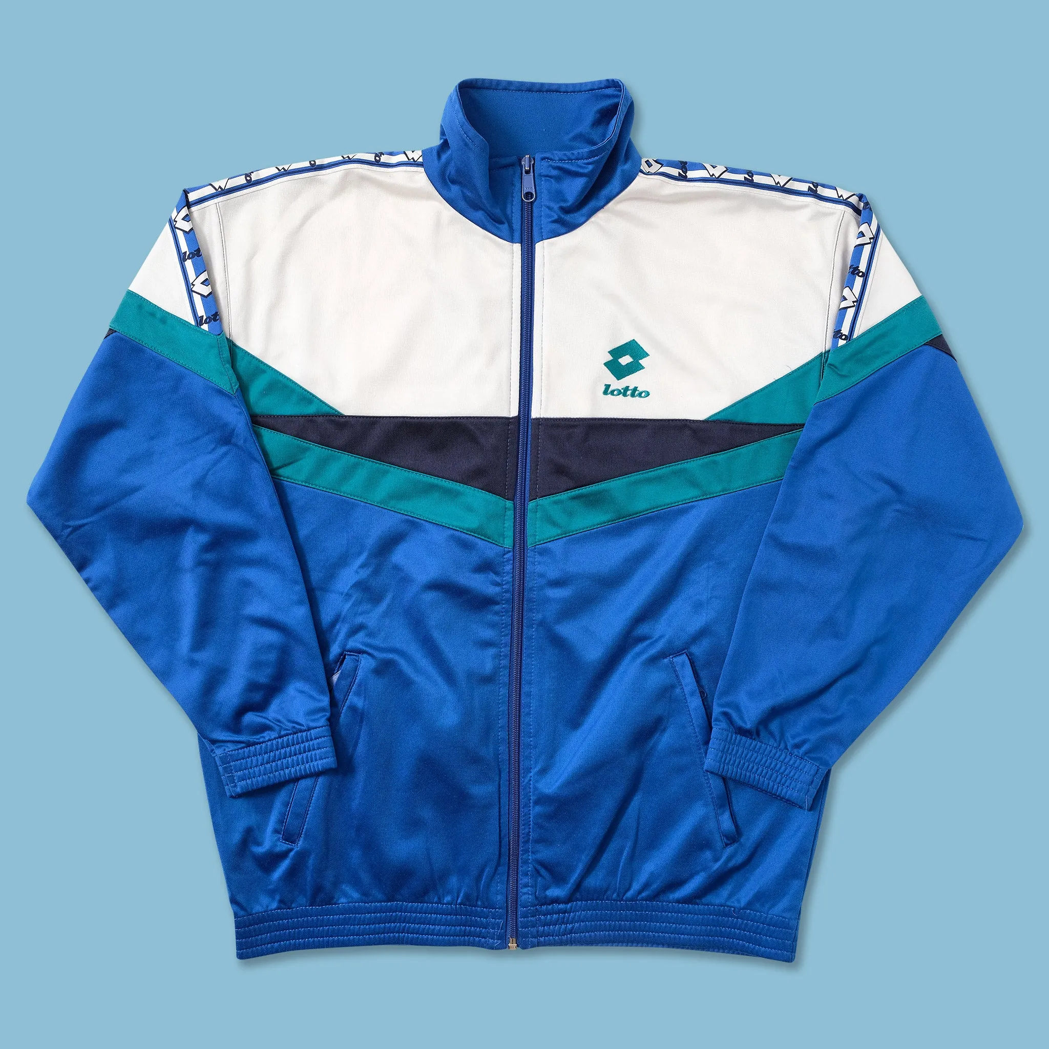 Women's Vintage Lotto Track Jacket Medium