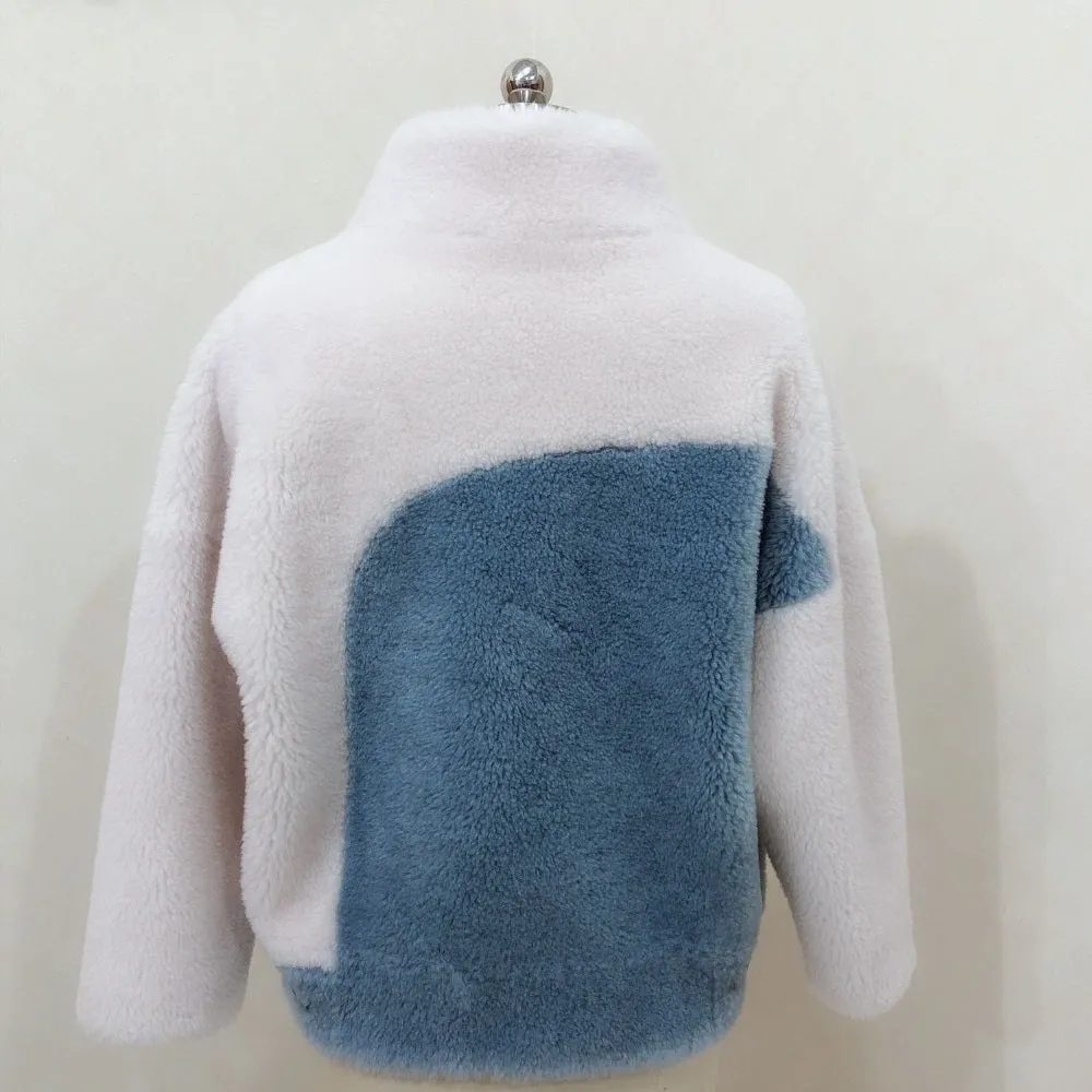 Women's Winter Casual Slim Wool Medium Coat