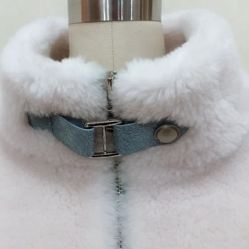 Women's Winter Casual Slim Wool Medium Coat