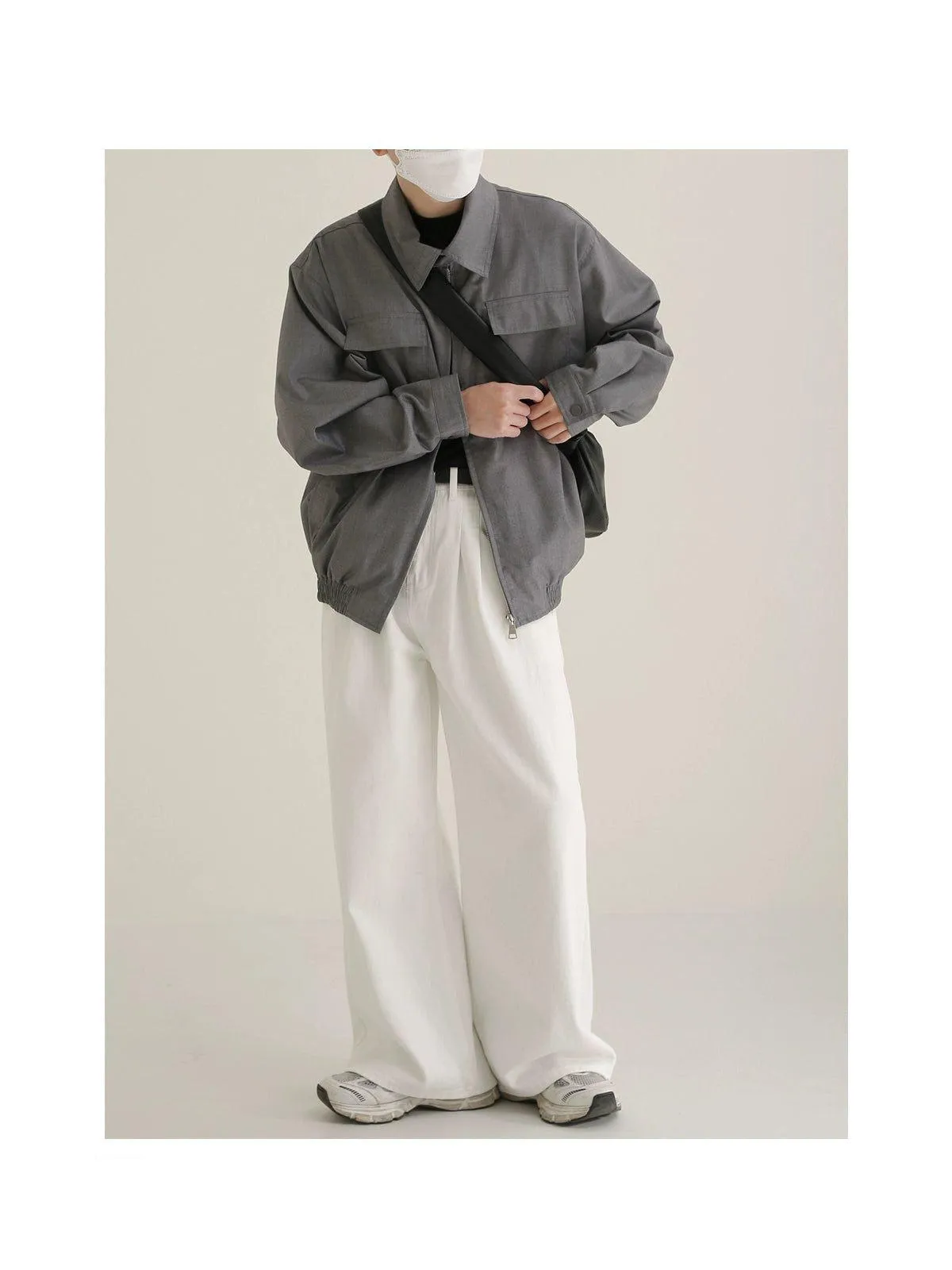 Zhou Flap Pocket Zippered Jacket